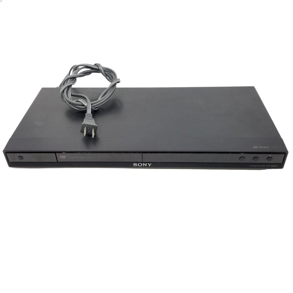 Sony Progressive Scan CD/DVD Player Combo Model No DVP-NS57 Black TESTED WORKS